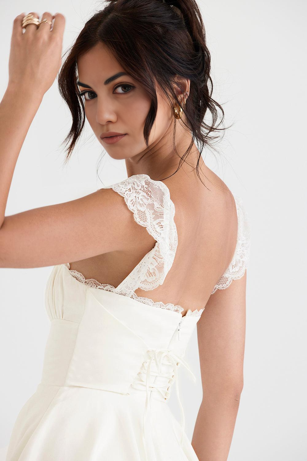 Jasmin Lace Bustier Dress
